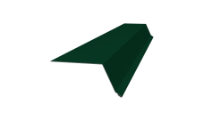 Планка капельник 100х55 Grand Line 0,45 PE-Double с пленкой RAL 6005 зеленый мох (3м)