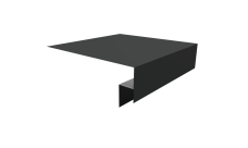 Планка околооконная сложная Блок-Хаус новый 250х50х27 Grand Line 0,5 Сатин матовый ТХ RAL 7016 антрацитово-серый (3м)