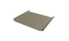 Кликфальц Pro Gofr Grand Line 0,45 Drap TX с пленкой на замках RAL 1015 светлая слоновая кость