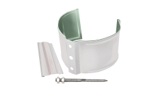 Кронштейн трубы на кирпич Grand Line ПЭ 100мм RAL 9003 сигнальный белый