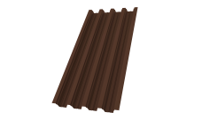 Профнастил Н75R Grand Line 0,5 PE lite RAL 8017 шоколад