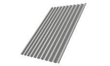 Профнастил С21R Grand Line 0,45 Drap ТХ с пленкой RAL 7047 телегрей 4