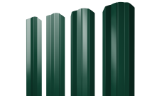 Штакетник М-образный A фигурный 0,5 Satin RAL 6005 зеленый мох