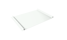 Кликфальц Grand Line 0,45 Drap ТХ с пленкой на замках RAL 9003 сигнальный белый