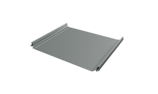 Кликфальц Pro Grand Line 0,45 PE с пленкой на замках RAL 7005 мышино-серый