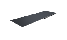 Планка финишная 48х25 0,45 PE-Double с пленкой RAL 7024 мокрый асфальт (2м)