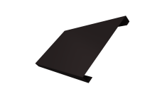 Ламель лицевая 200 забора жалюзи Texas Grand Line 0,45 PE-Double RAL 9005 черный