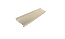 Отлив простой 150 0,45 Print Elite Milky Wood TwinColor (2м)