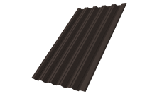 Профнастил НС35R Grand Line 0,5 Atlas X RR 32 темно-коричневый