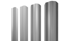 Штакетник М-образный A фигурный 0,5 Satin RAL 7004 сигнальный серый