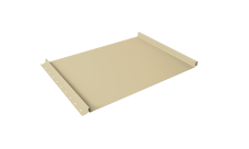 Кликфальц Grand Line 0,45 PE с пленкой на замках RAL 1015 светлая слоновая кость