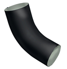 Колено 60 градусов Grand Line ПЭ матовый 90мм RAL 9005 черный