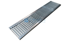 Решетка водоприемная Gidrolica Standart РВ -20.24.100 - штампованная стальная оцинкованная, кл. А15 (528/1)