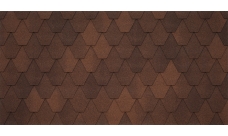 Черепица гибкая Tegola Unica Sardegna liberica 020 (коричневый кофе)