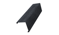 Декоративная накладка на столб универсальная угловая 60х60 для забора жалюзи 0,45 Print Premium Grey Wood TwinColor (2,5м)