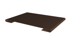 Планка стыковочная Grand Line 0,45 PE-Double с пленкой RAL 8017 шоколад (2м)