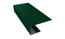 J-Профиль 18мм 0,45 PE с пленкой RAL 6005 зеленый мох (3м)