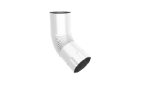 Колено 60 градусов Optima 150мм RAL 9003