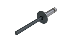 Заклёпка вытяжная Daxmer 3,2х10 (1000шт) сталь/сталь RAL 7016