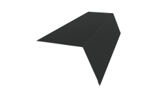 Планка карнизная широкая 100х85 Grand Line 0,5 Satin с пленкой RAL 7016 антрацитово-серый (2м)