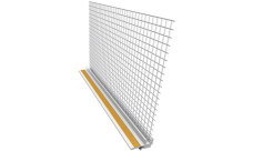 Профиль примыкающий оконный с сеткой ПС-6С с пыльником 2,4 GrandLine