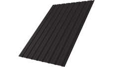 Профнастил С10R Grand Line 0,45 PE RR 32 темно-коричневый