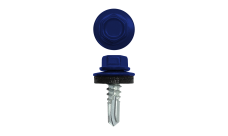 Саморез по металлу 5,5х19 (250шт) сверло №3 RAL 5002