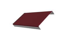 Ламель обратная 150 забора жалюзи Texas 0,45 Drap TX RAL 3005 красное вино