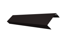 Ламель обратная 50 забора жалюзи Texas Grand Line 0,45 PE RAL 9005 черный