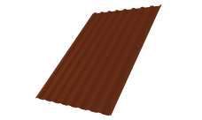 Профнастил С20B 0,45 PE RAL 3009 оксидно-красный