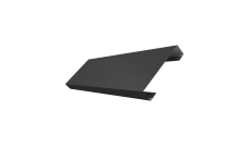 Ламель лицевая 100 забора жалюзи Texas Grand Line 0,45 Drap TX RAL 7016 антрацитово-серый