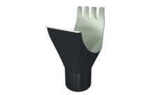 Воронка GL PE 150/100 мм RAL 7024 мокрый асфальт