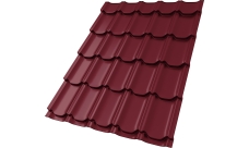 Профиль волновой "Квинта плюс" ("Kvinta plus") 0,45 PE-Double RAL 3005 красное вино