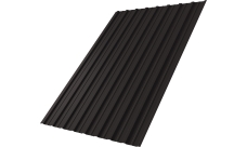 Профнастил С10A Grand Line 0,5 Satin Matt RR 32 темно-коричневый