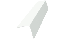 Угол внешний 30х30 Grand Line 0,45 PE-Double с пленкой RAL 9003 сигнальный белый (2м)