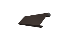 Ламель лицевая 100 забора жалюзи Texas Grand Line 0,5 Satin RR 32 темно-коричневый