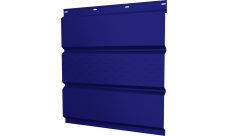 Софит металлический Классик v01 Grand Line центральная перфорация 0,45 PE с пленкой RAL 5002 ультрамариново-синий