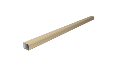 Труба гофрированная Vortex Lite 76х102х3000мм PE RAL 1014 слоновая кость