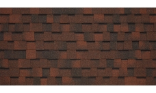 Черепица гибкая Tegola Cortina pelle 411 (кирпично-коричневый)