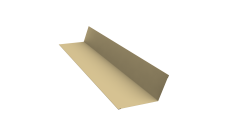 Планка примыкания 90х140 0,4 PE с пленкой RAL 1014 слоновая кость (2м)