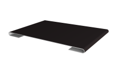 Планка стыковочная 0,5 Rooftop Бархат RAL 9005 черный (2м)