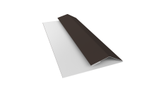 Планка финишная Блок-Хаус новый Grand Line 0,45 Drap RR 32 темно-коричневый (2м)