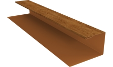 Планка П-образная Экобрус Grand Line 0,45 Print Elite Golden Wood TwinColor (2м)