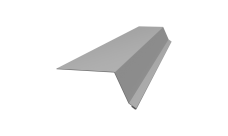 Планка капельник 100х55 0,5 Satin с пленкой RAL 9003 сигнальный белый (2м)