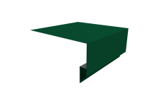 Планка околооконная сложная Блок-Хаус новый 200х75х27 Grand Line 0,45 ПЭ с пленкой RAL 6005 зеленый мох (3м)