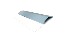 Планка стартово-финишная Экобрус Grand Line 0,45 Drap TX RAL 5024 пастельно-синий (2м)