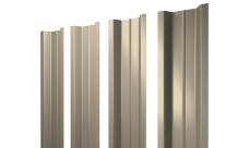 Штакетник П-образный B с прямым резом 0,45 Drap TX RAL 1015 светлая слоновая кость