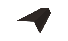 Планка капельник 100х55 Grand Line 0,5 PurLite Matt RR 32 темно-коричневый (2м)