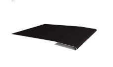 Планка начальная 0,5 Satin Matt TX RAL 9005 черный (2м)