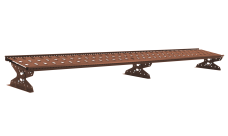 Мостик переходной для фальцевой кровли Grand Line RAL 8004 3м